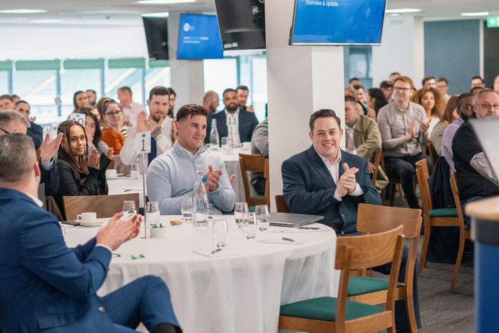 Ventro employees at a conference