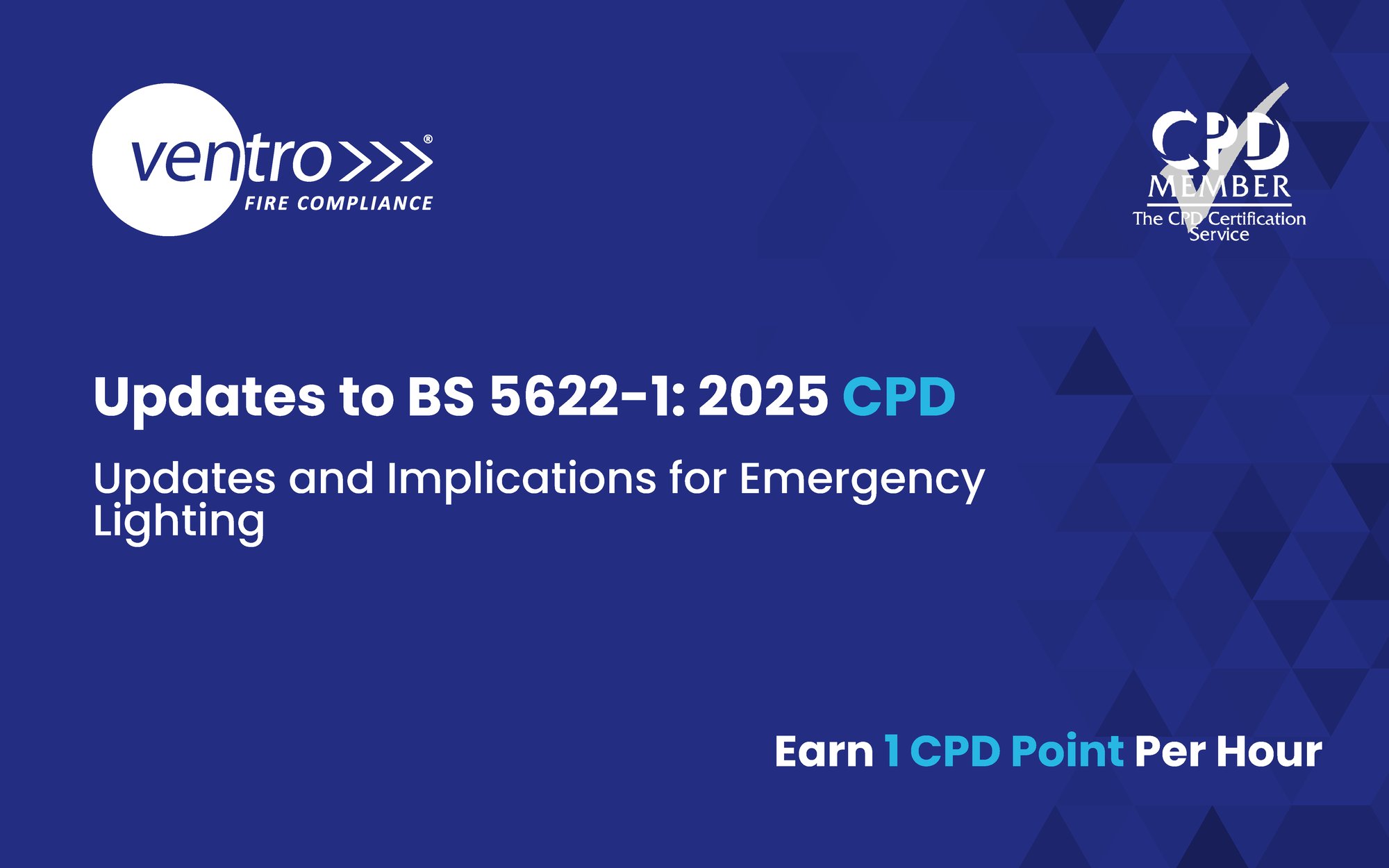 Updates to BS 5266-1 2025 CPD Graphic