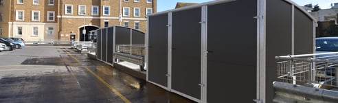 Storing Mobility scooters, E-bikes and E-scooters safely
