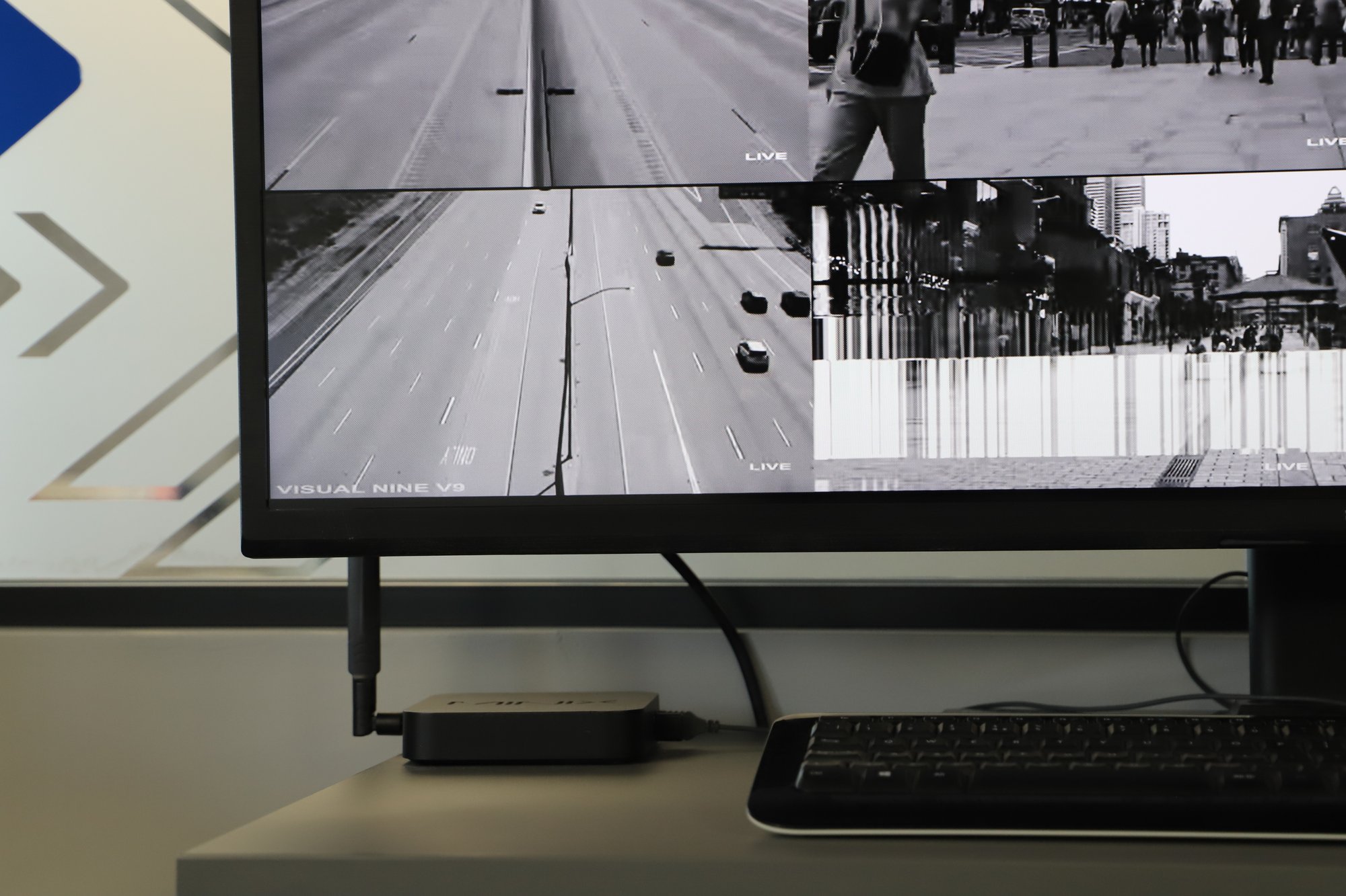 Monitor Screen highlighting CCTV