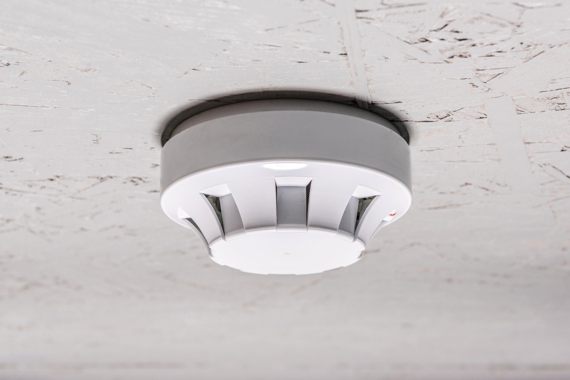 smoke-detector-of-fire-alarm-on-white-ceiling-at-h-2YYTBAW