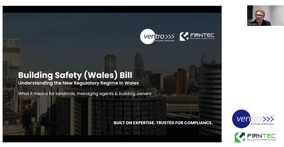 Ventro Firntec - Building Safety (Wales) Bill - June 2026 - Webinar Screenshot