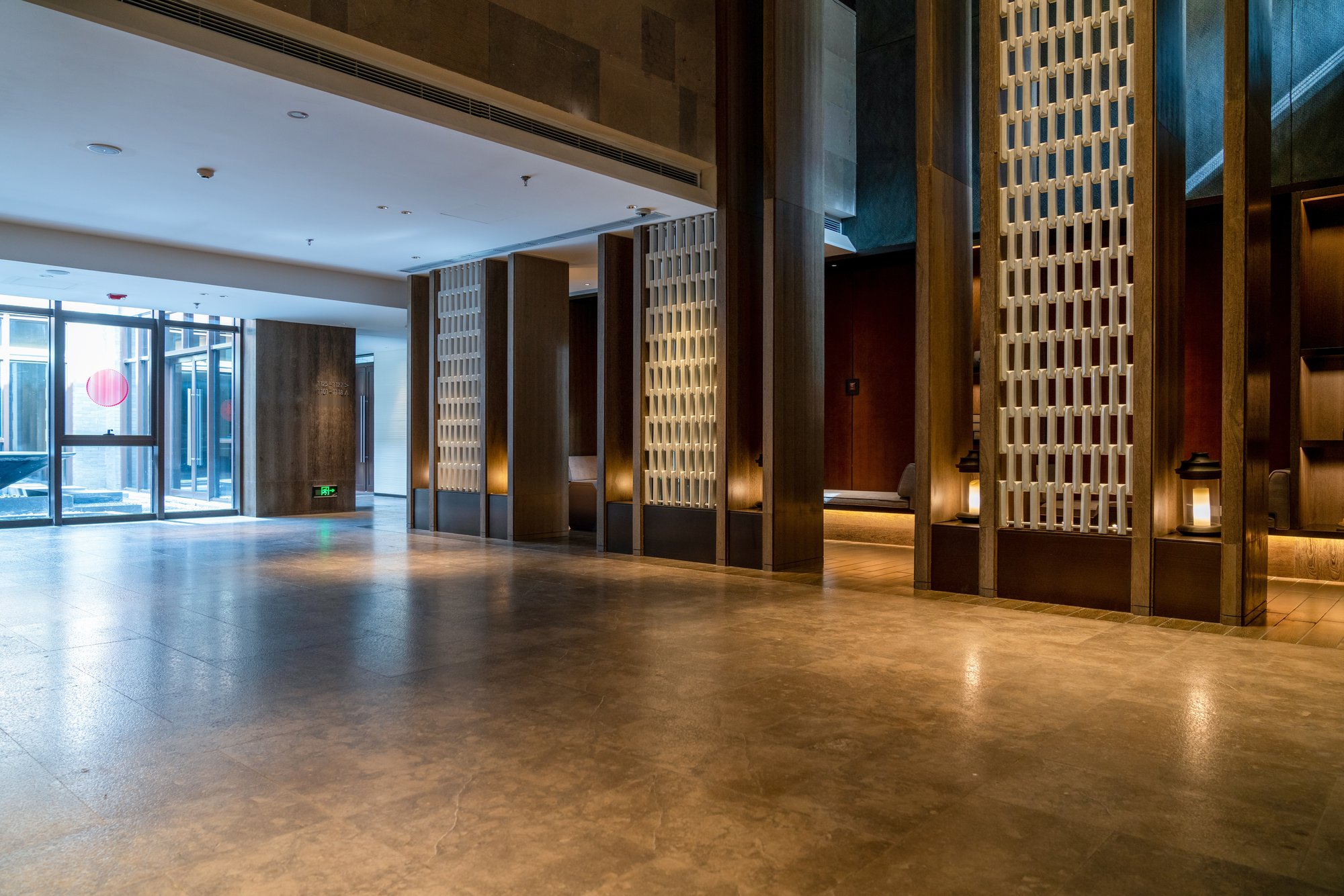 hotel lobby