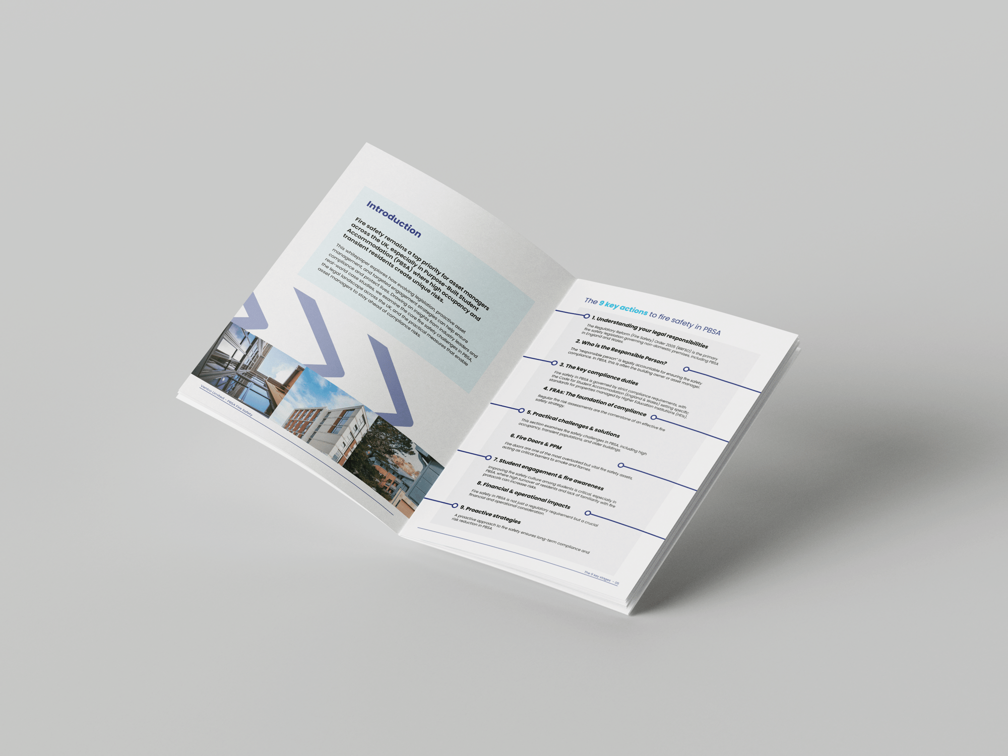 Student Accom A4 Brochure Mock Up