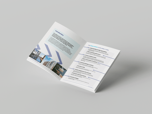 Student Accom A4 Brochure Mock Up