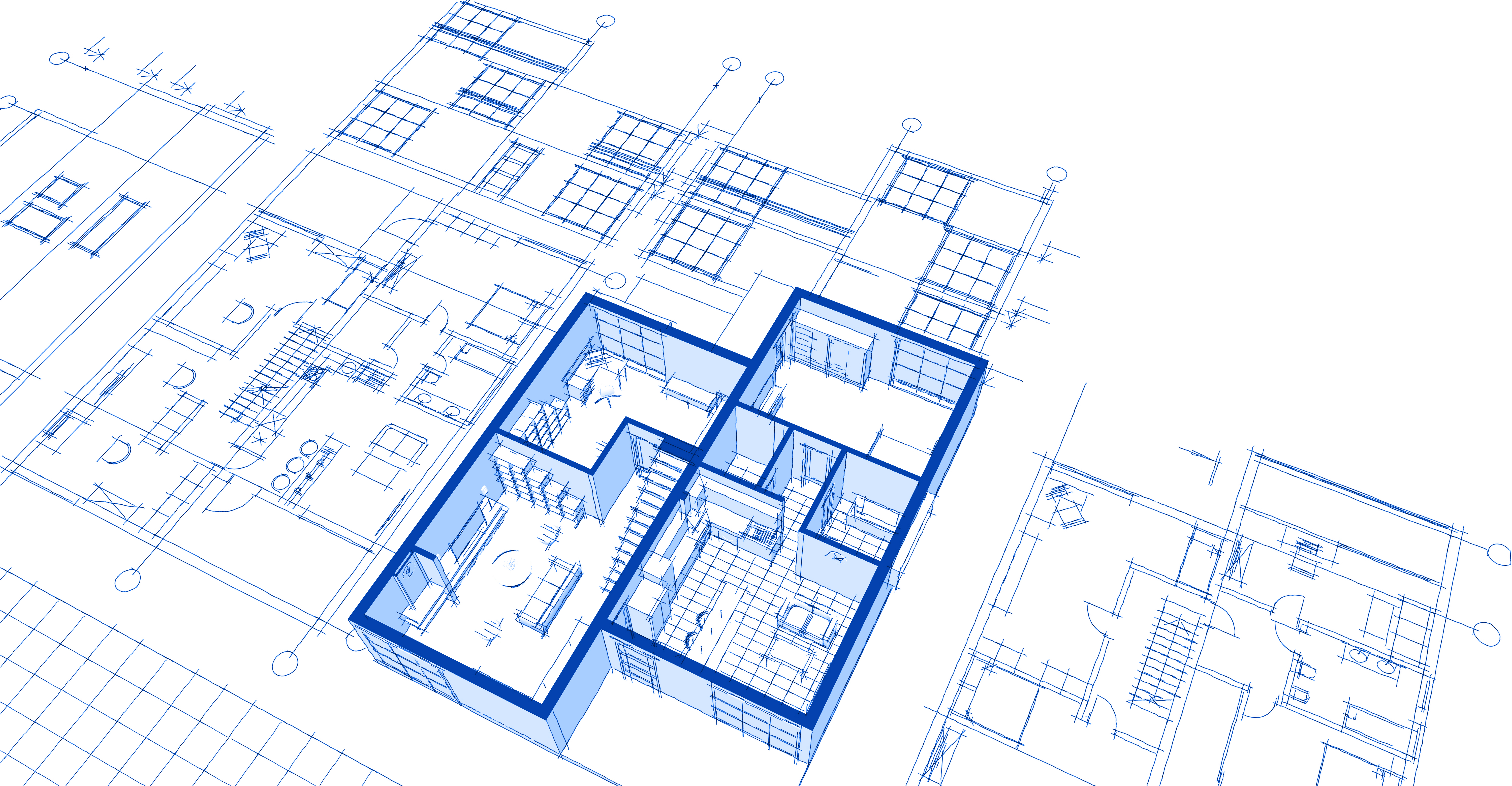 Architectural image of compartmentation